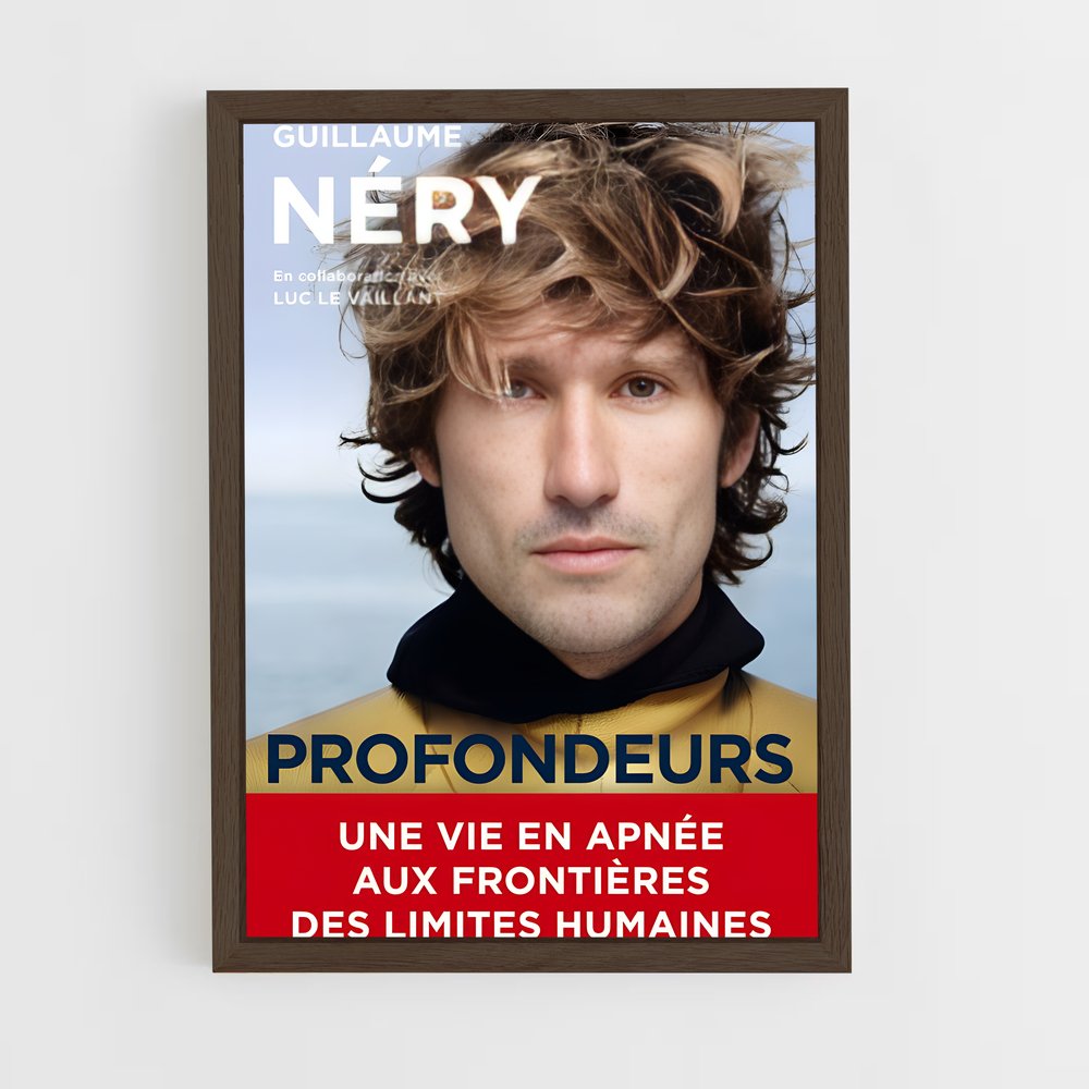 Poster L'Homme au Pull Jaune – affiche Plongée en apnée (vue 5)